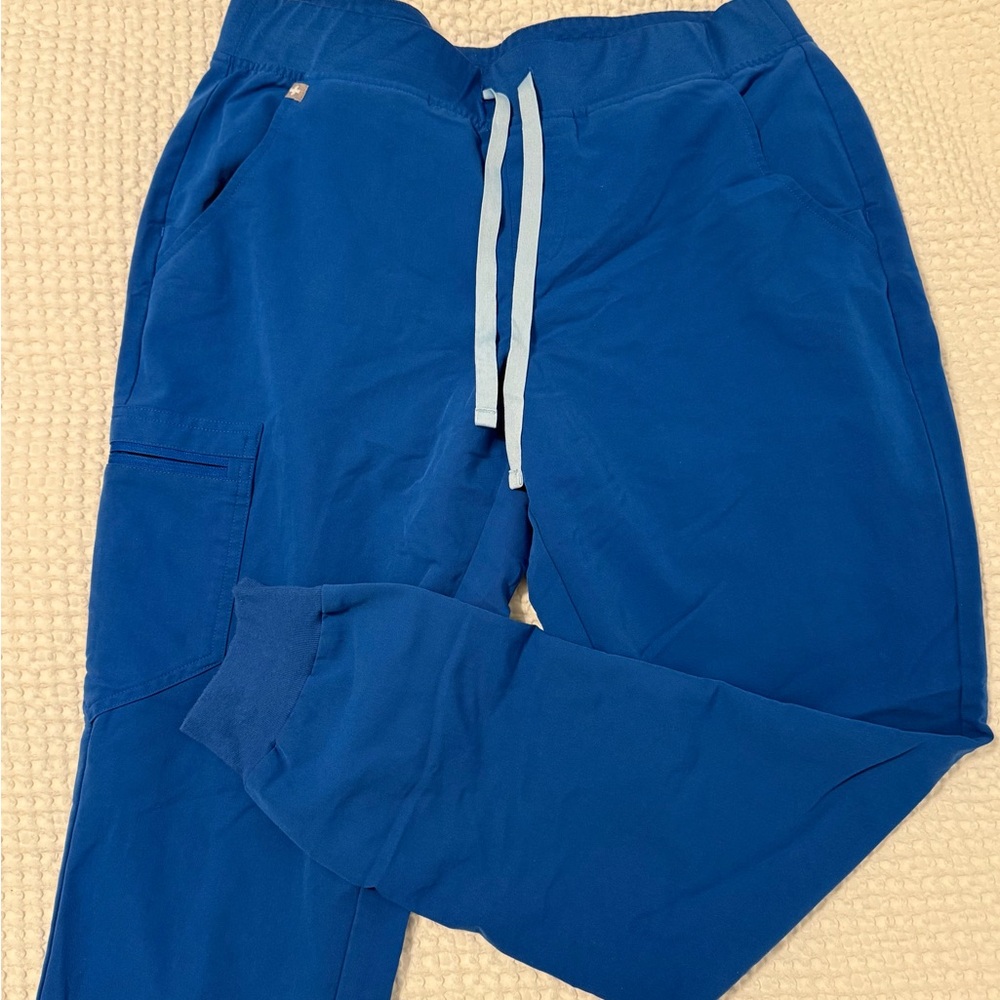 Figs Royal Blue Jogger Scrubs Large/Tall
